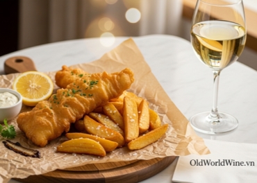 Fish and Chips & Rượu Vang: Bí Quyết Pairing Ngon & Nâng Tầm Món Ăn Kinh Điển Cùng Chuyên Gia Lily Trần
