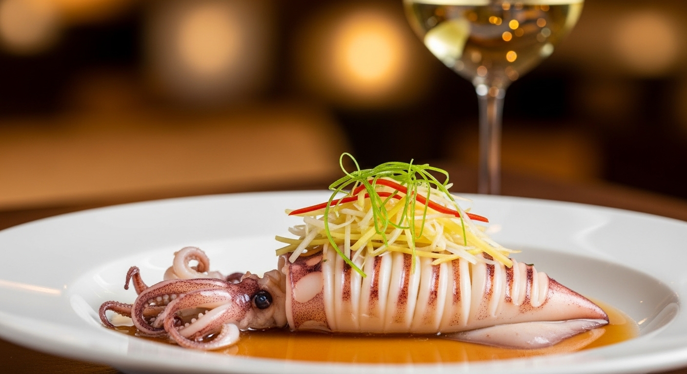 Albariño từ Tây Ban Nha hoặc Pinot Grigio từ Ý sẽ là lựa chọn hoàn hảo.
