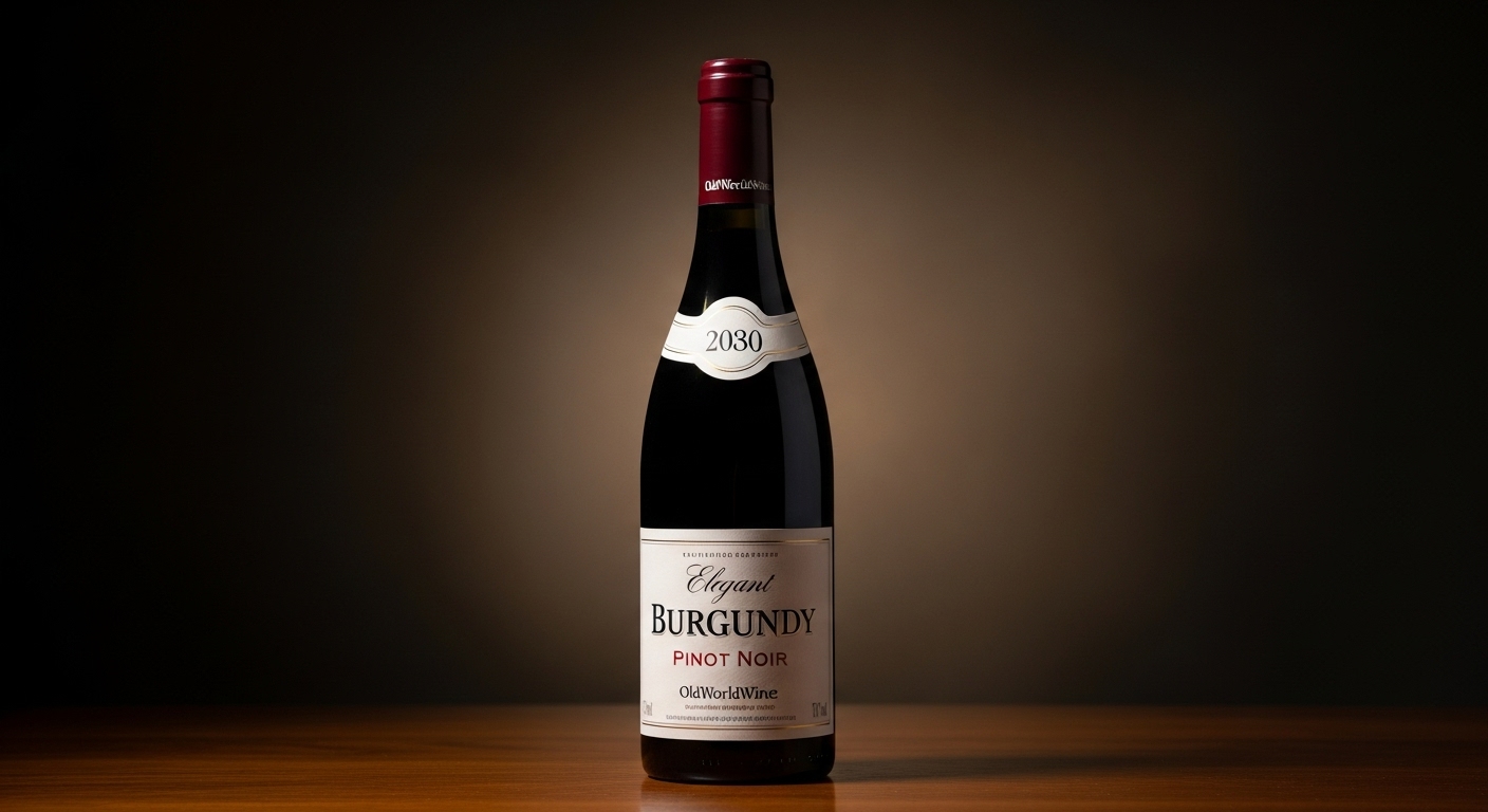 Rượu vang Burgundy Pinot Noir thanh lịch tại OldWorldWine.vn