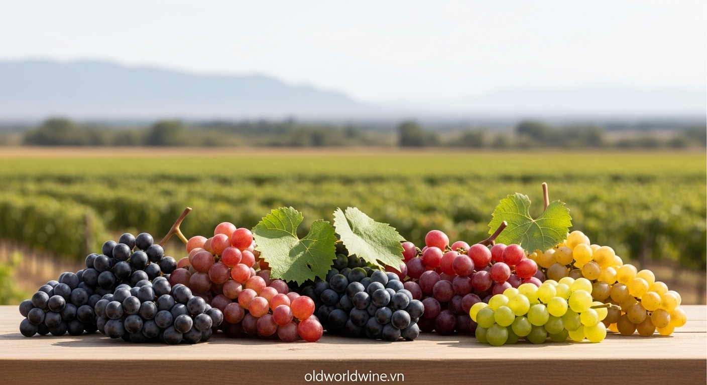 Các giống nho chủ lực Argentina – Malbec, Bonarda, Cabernet Sauvignon, Cabernet Franc, Torrontés, Chardonnay – phong cảnh vườn nho Mendoza và Salta