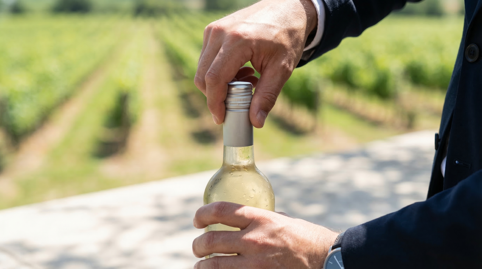 Mở rượu vang nắp vặn cực kỳ tiện lợi giúp bảo quản trọn vẹn hương vị trái cây tươi mát