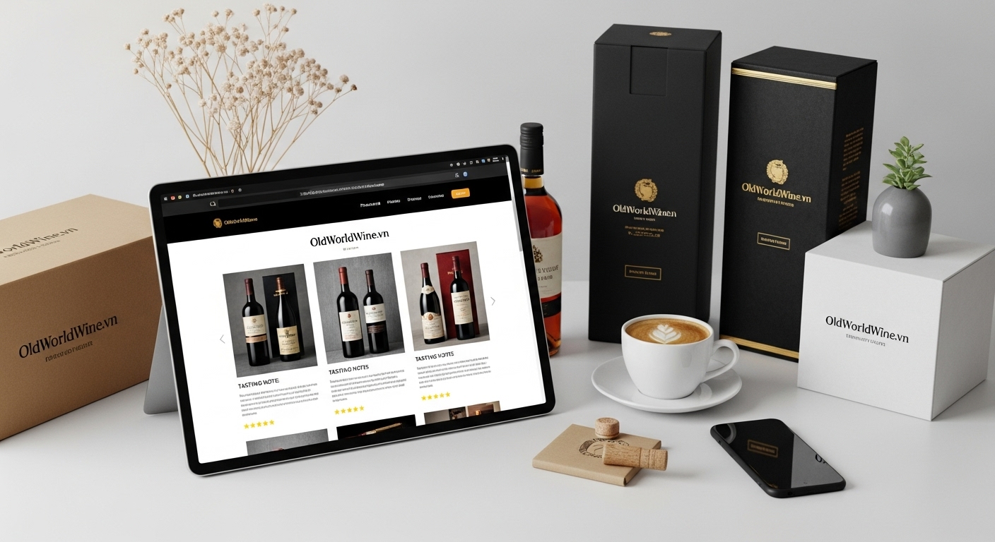 Mua rượu vang và whisky cao cấp trực tuyến trên website OldWorldWine.vn với trải nghiệm tiện lợi và đẳng cấp.