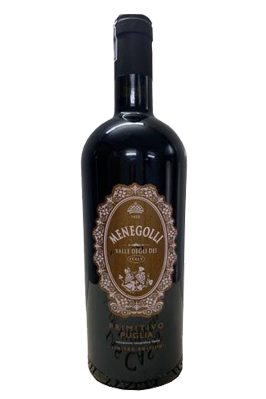 Rượu vang đỏ Ý Menegolli Primitivo Puglia Limited Edition