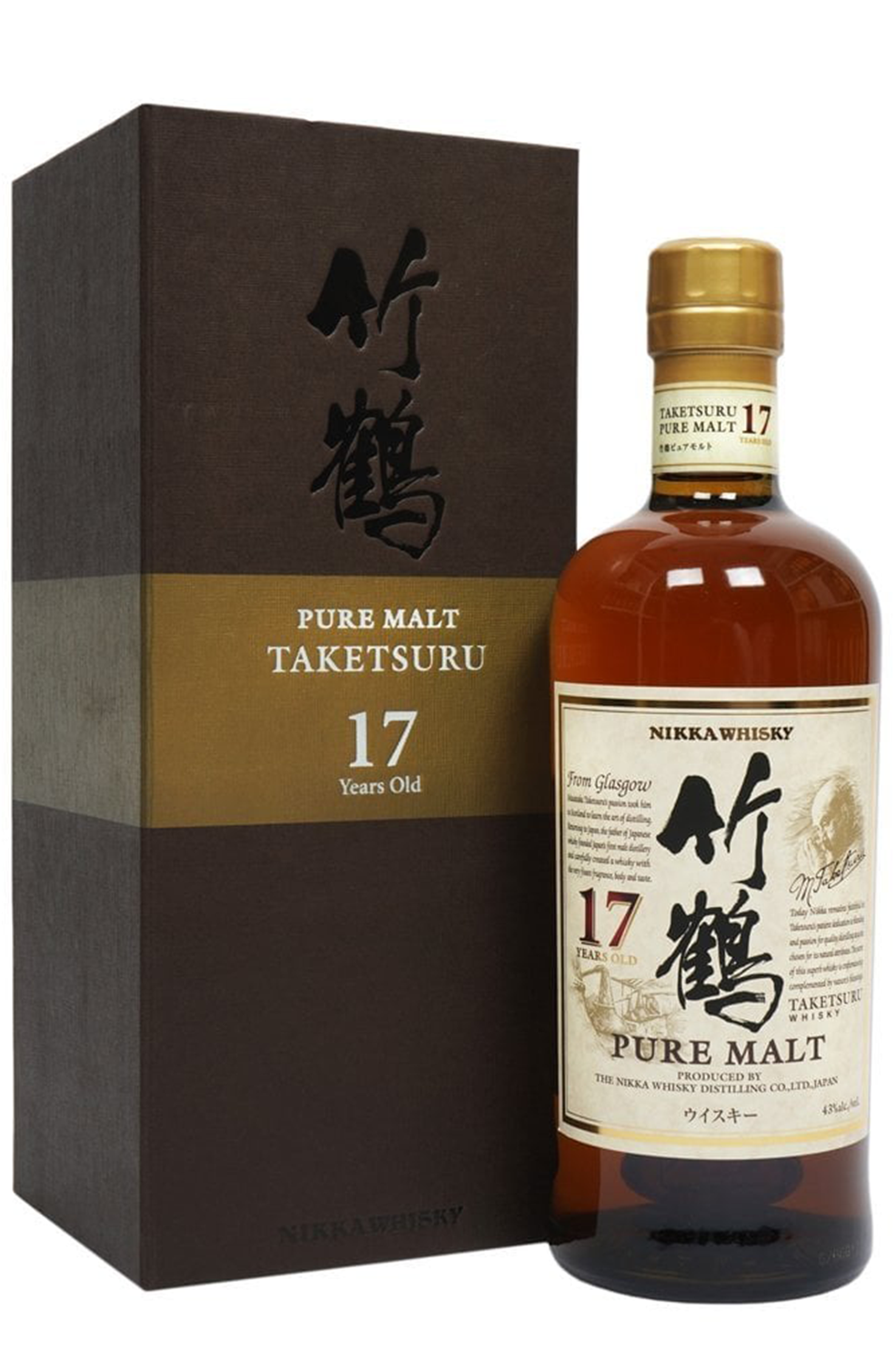 Rượu Nikka Taketsuru Pure Malt 17 năm 43% 700ml