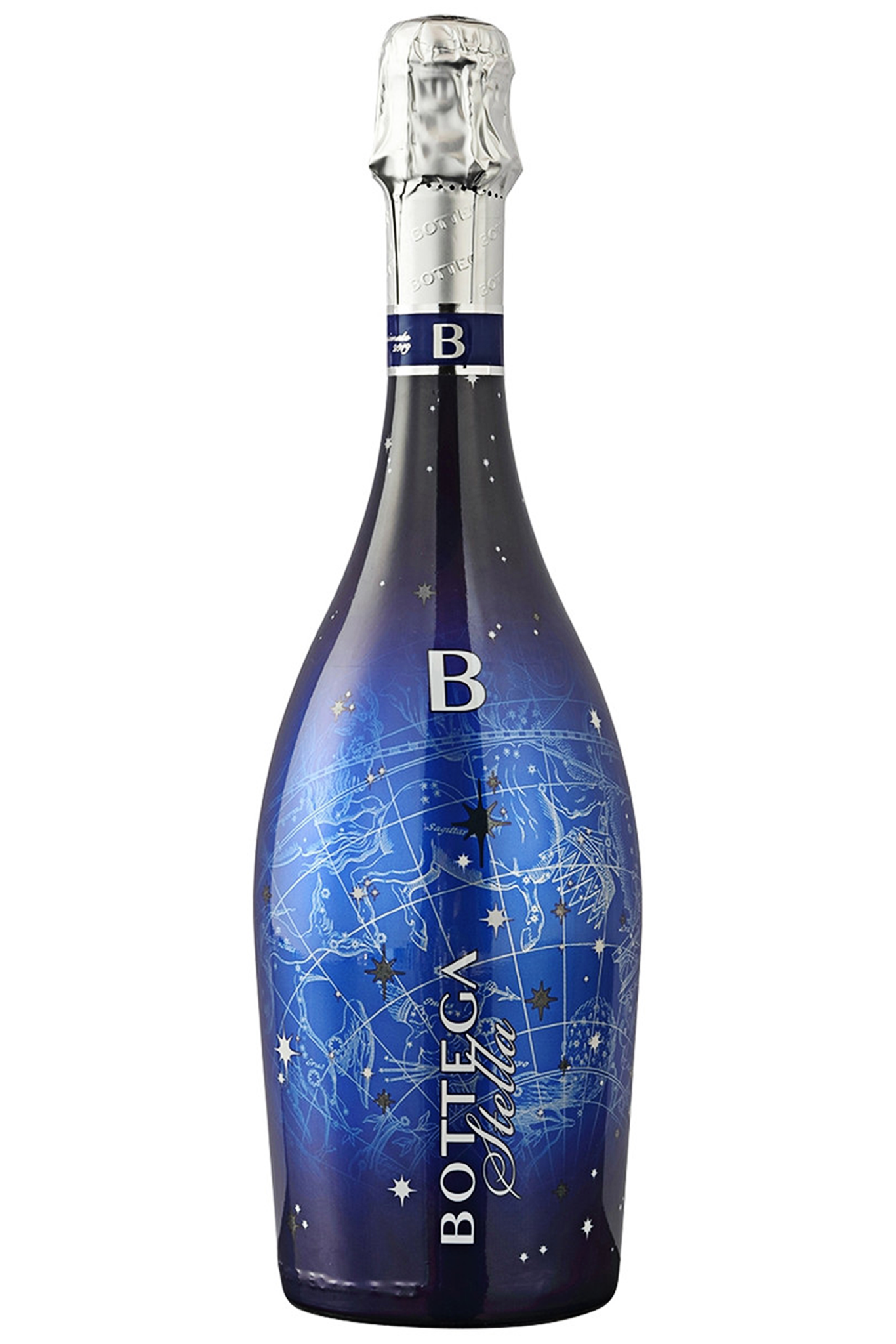 Rượu vang nổ Ý Bottega Stella Millesimato Brut - Bottega xanh Phát sáng
